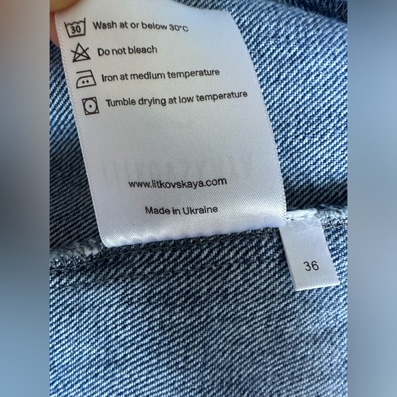 Blue Jeans jacket,Litkovskaya,size 36 - Picture 6 of 9